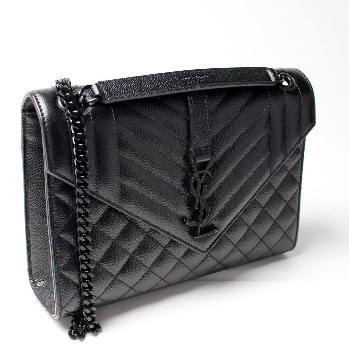 Grain De Monogram Triquilt Medium Satchel