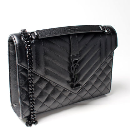 Grain De Monogram Triquilt Medium Satchel