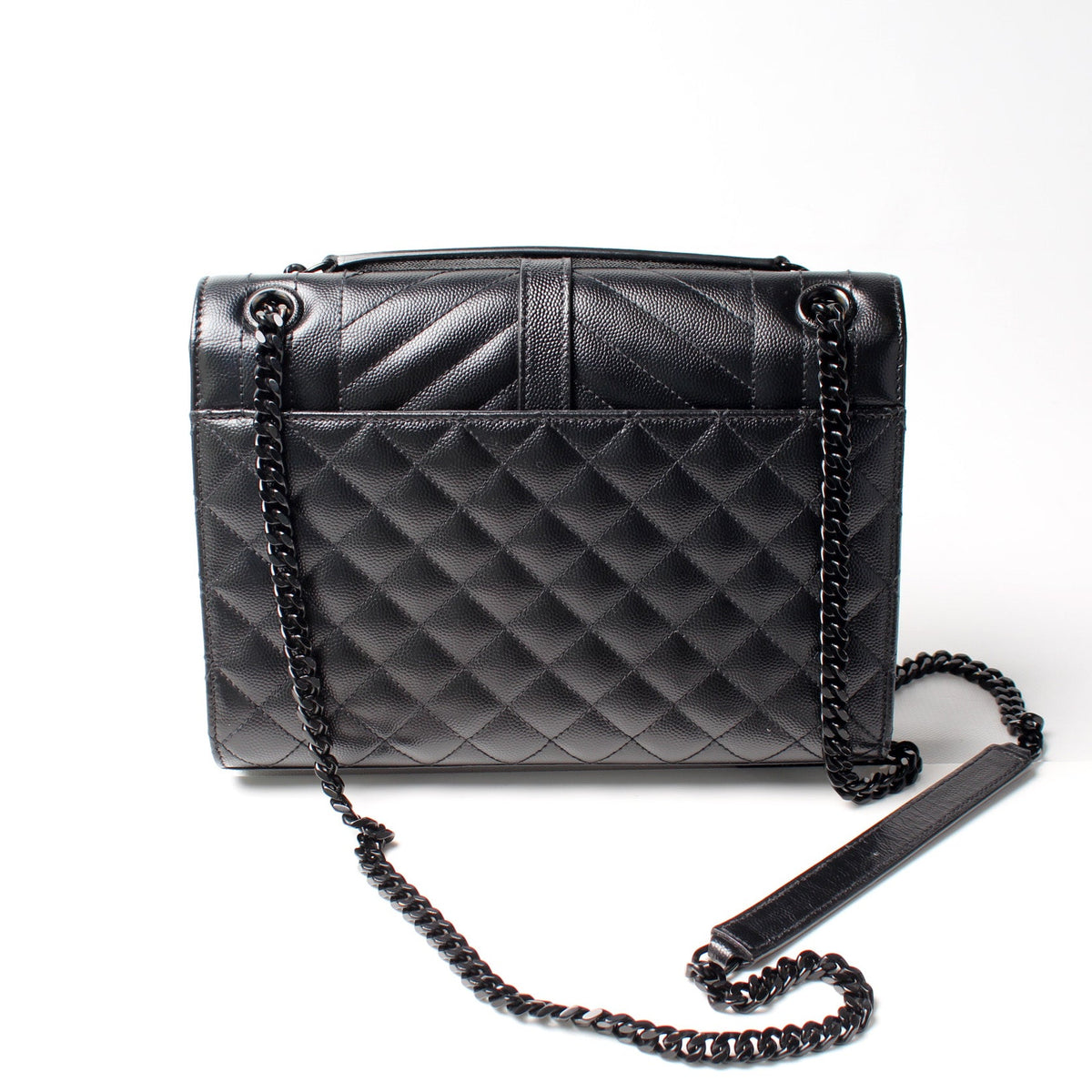 Grain De Monogram Triquilt Medium Satchel