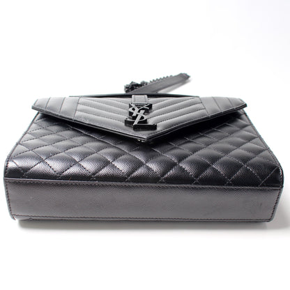 Grain De Monogram Triquilt Medium Satchel
