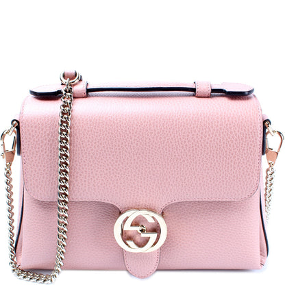 510302 Medium Interlocking GG Satchel lbcase