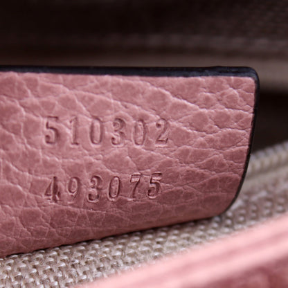 510302 Medium Interlocking GG Satchel lbcase