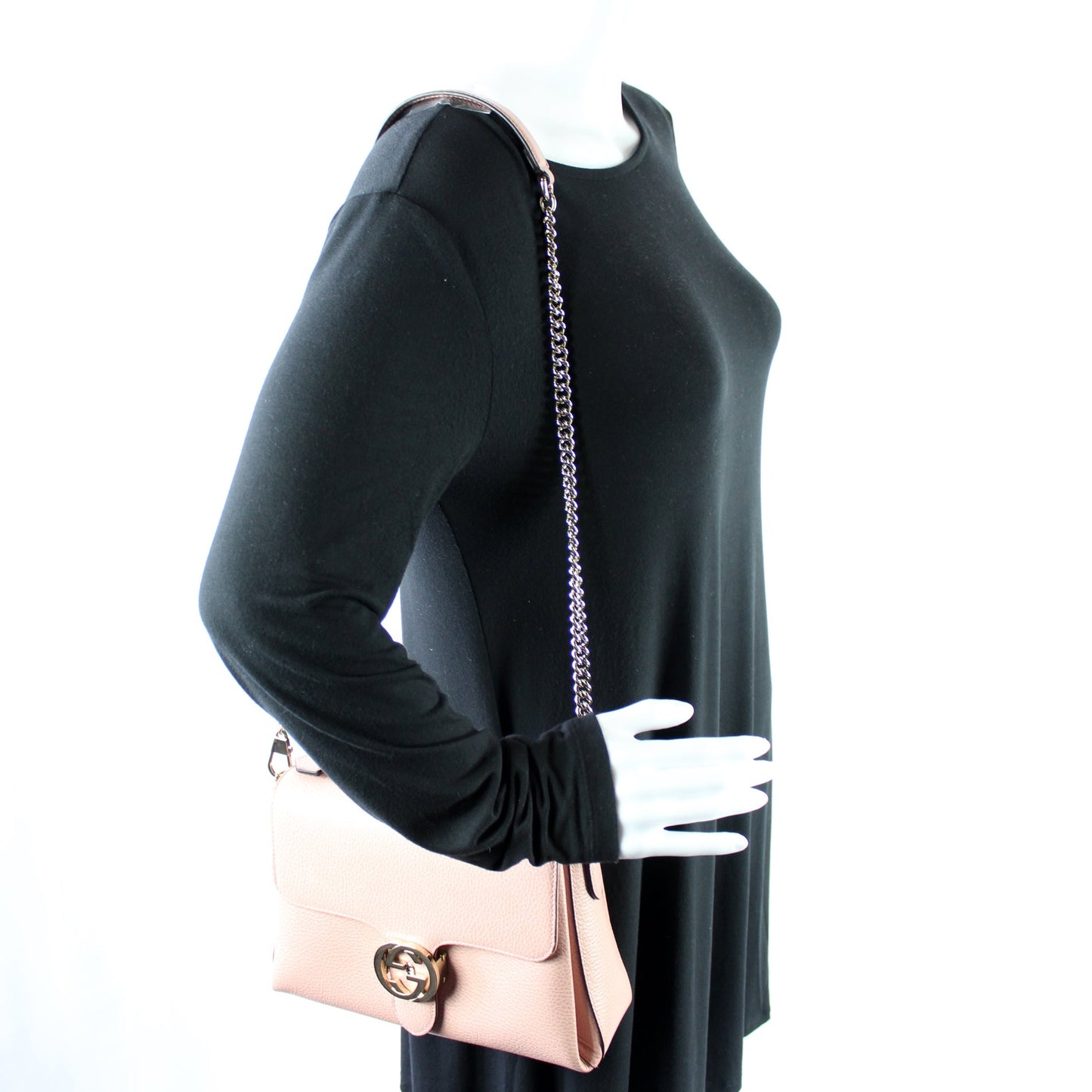 510302 Medium Interlocking GG Satchel lbcase