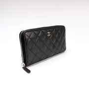 Wallet CC Caviar Small Zip Around