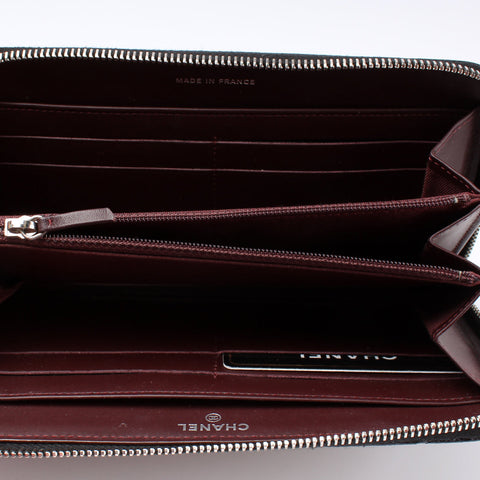 Wallet CC Caviar Small Zip Around