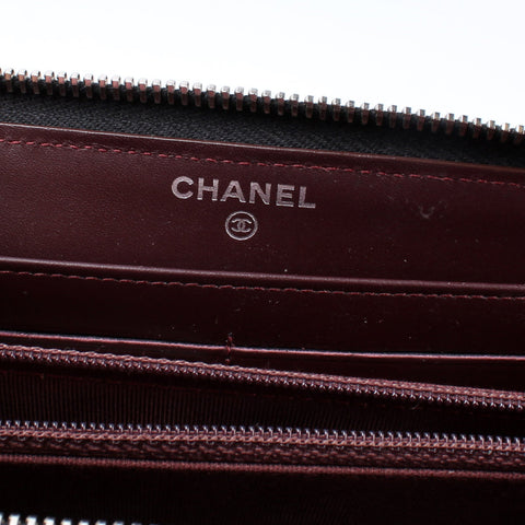 Wallet CC Caviar Small Zip Around