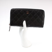 Wallet CC Caviar Small Zip Around