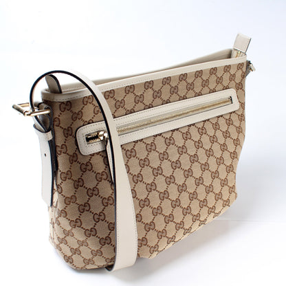 388930 GG Canvas Shoulder Bag lbcase