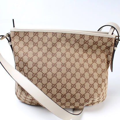 388930 GG Canvas Shoulder Bag lbcase