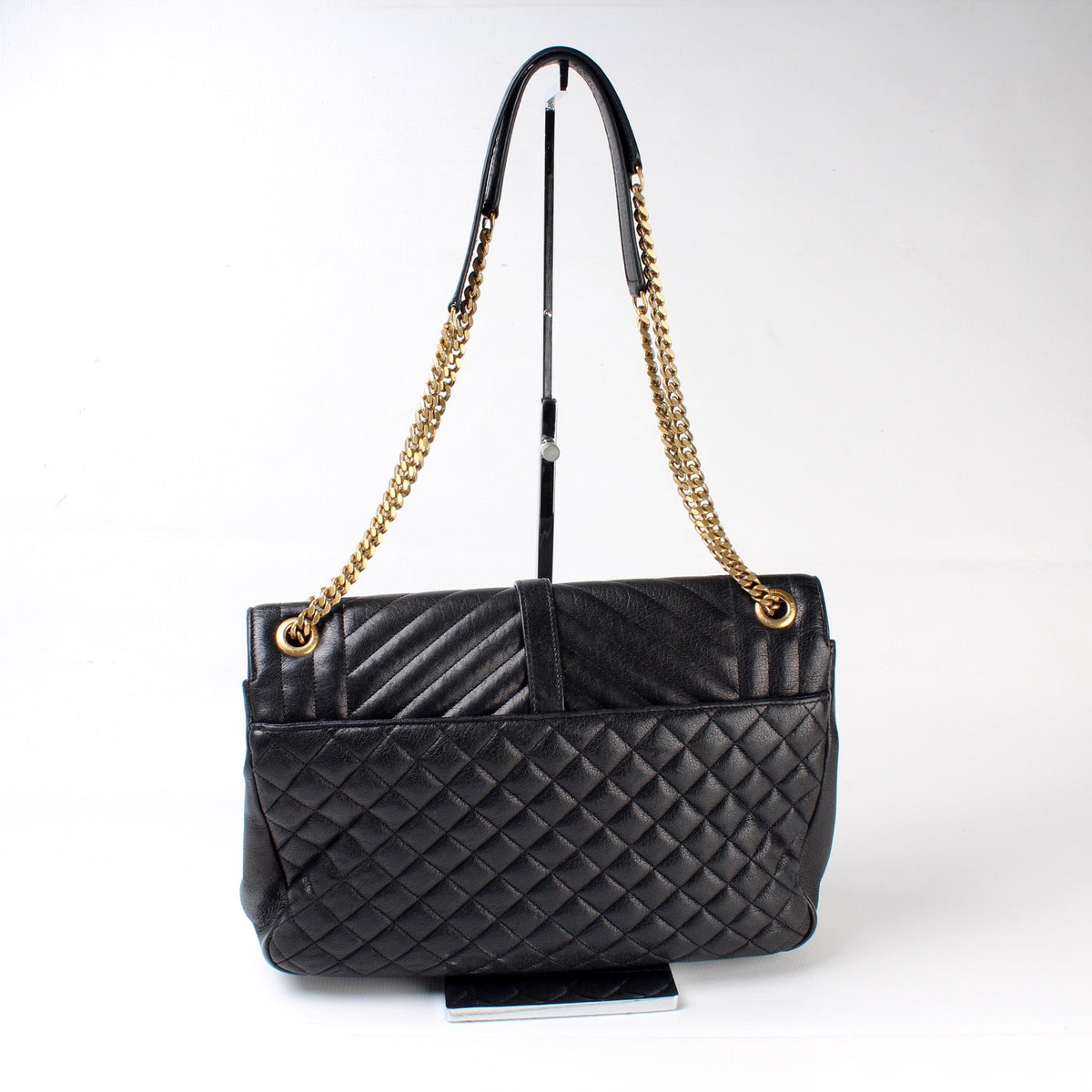 Grain De Monogram Triquilt Large Satchel 440115