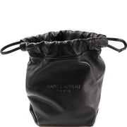 Teddy Drawstring Bag Lambskin
