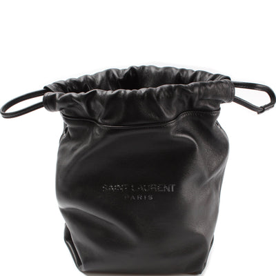 Teddy Drawstring Bag Lambskin