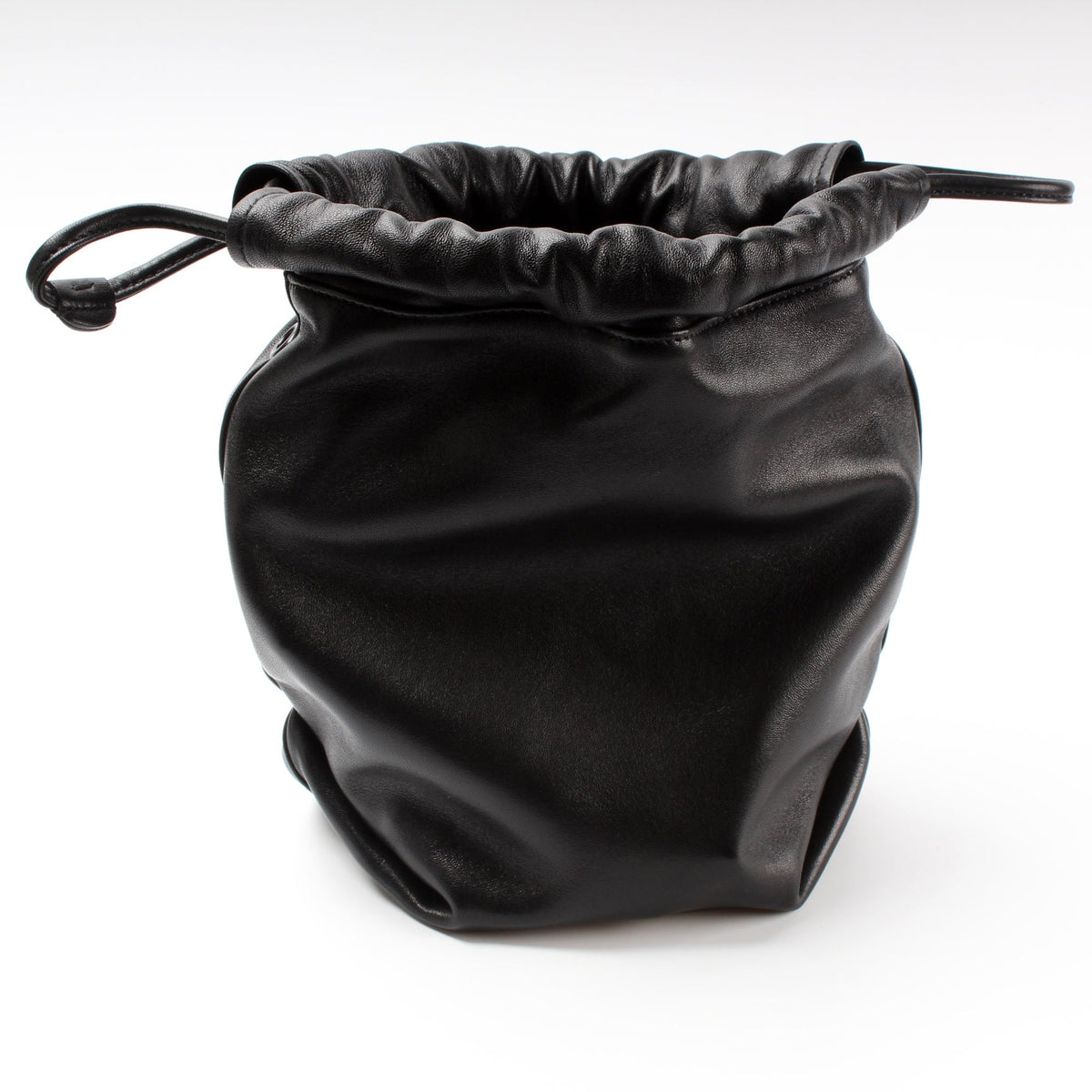 Teddy Drawstring Bag Lambskin