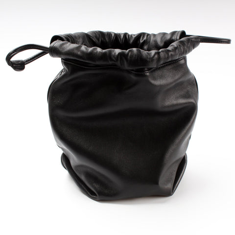 Teddy Drawstring Bag Lambskin