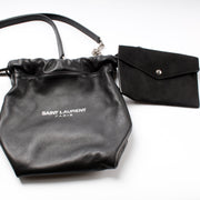 Teddy Drawstring Bag Lambskin