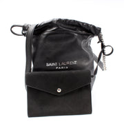 Teddy Drawstring Bag Lambskin