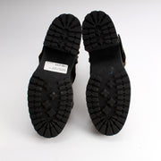 Studded Leather Ankle Boots Size 41