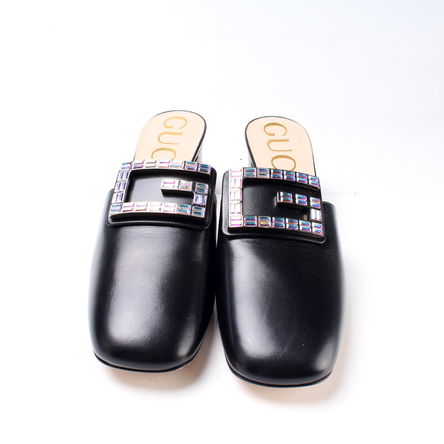 Madelyn Crystal G Mules Size 40.5 lbcase