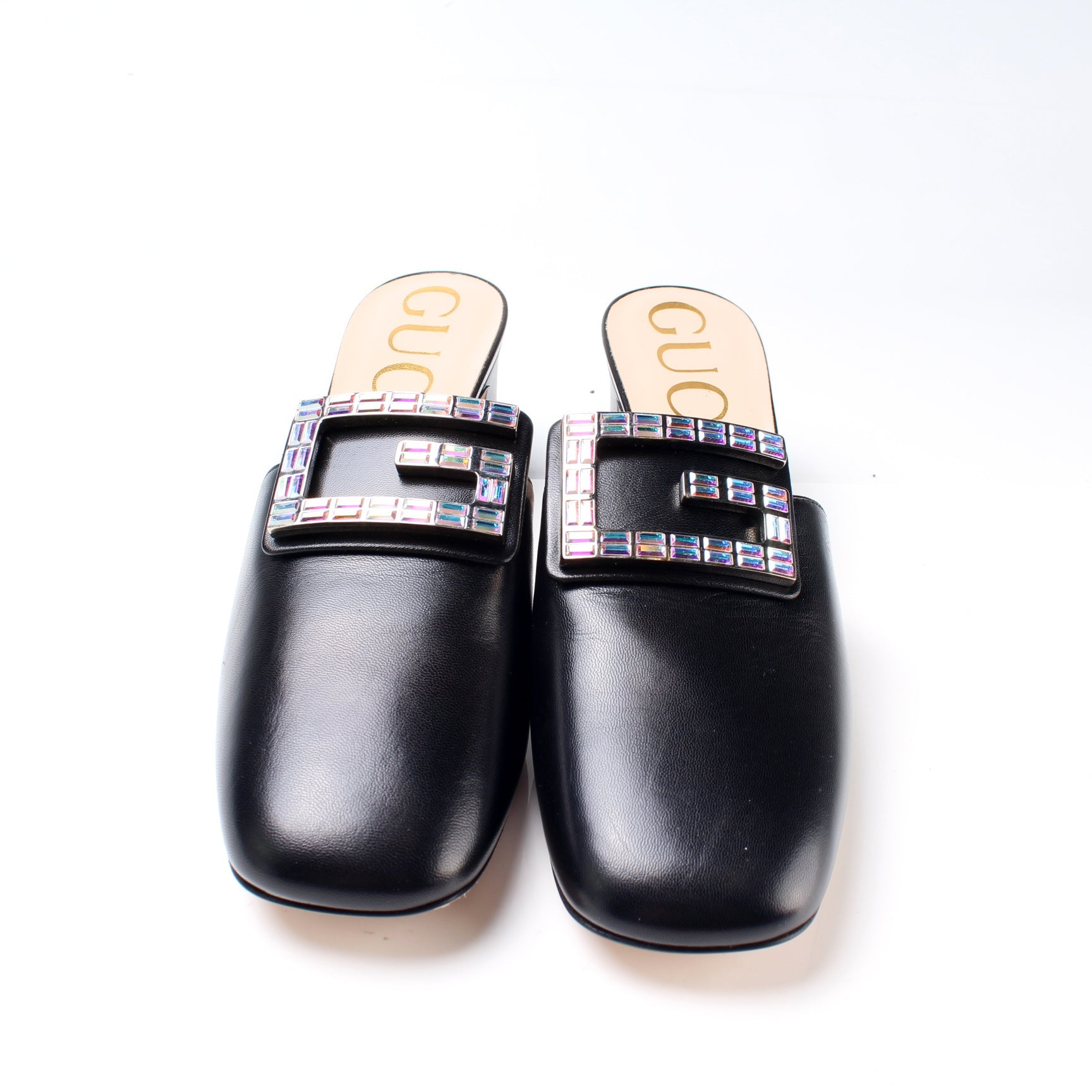 Madelyn Crystal G Mules Size 40.5 lbcase