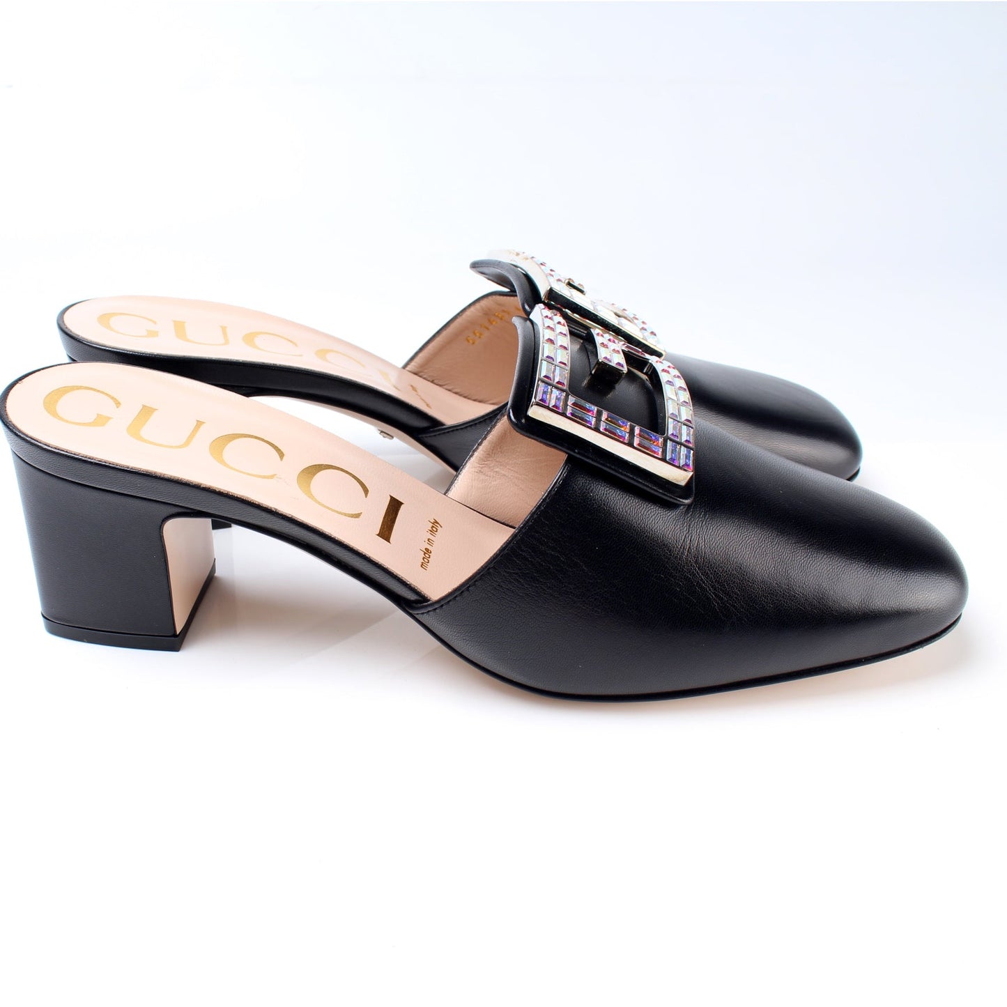 Madelyn Crystal G Mules Size 40.5 lbcase