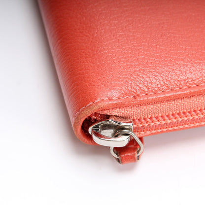 Zip Around CC Jacket Motif Wallet