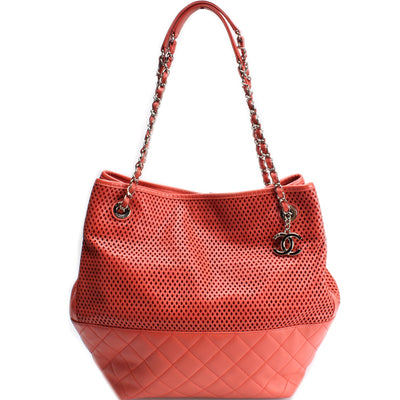 Up in the Air N/S Tote Perforated Leather