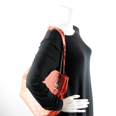 Up in the Air N/S Tote Perforated Leather