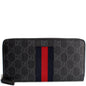 408831 GG Supreme Web Zip Around Wallet lbcase