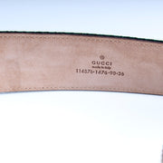 114876 Interlocking GG Canvas Belt Size 90/36