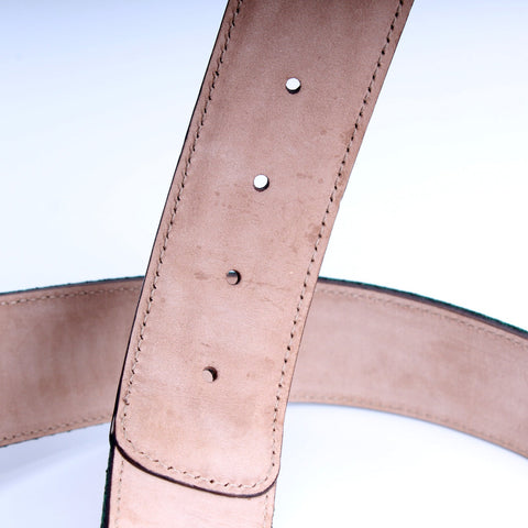 114876 Interlocking GG Canvas Belt Size 90/36