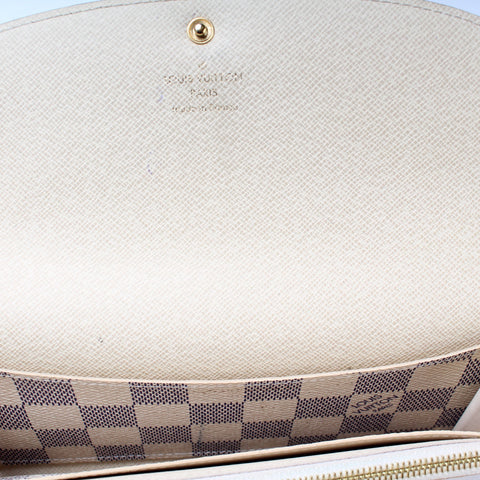 Emilie Wallet Damier Azur