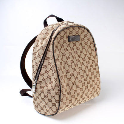 449906 GG Canvas Travel Backpack lbcase