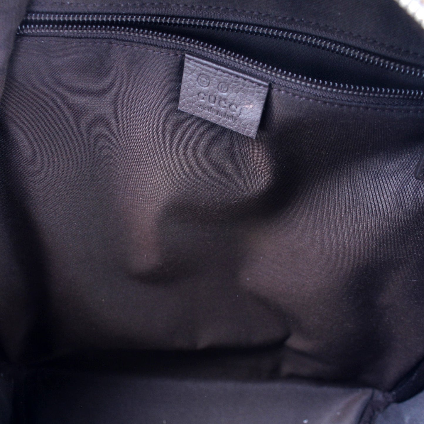 449906 GG Canvas Travel Backpack lbcase