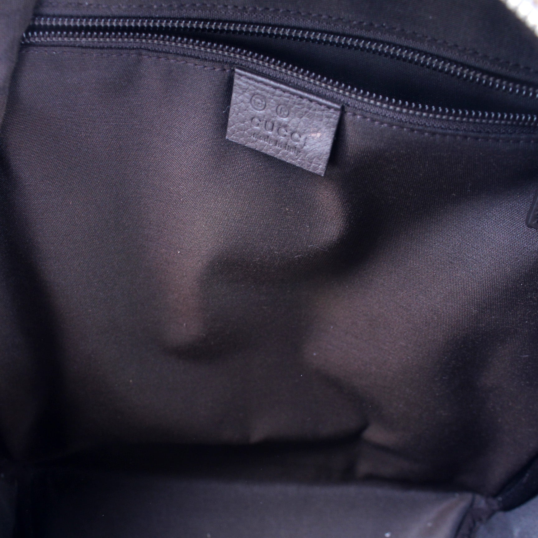 449906 GG Canvas Travel Backpack lbcase