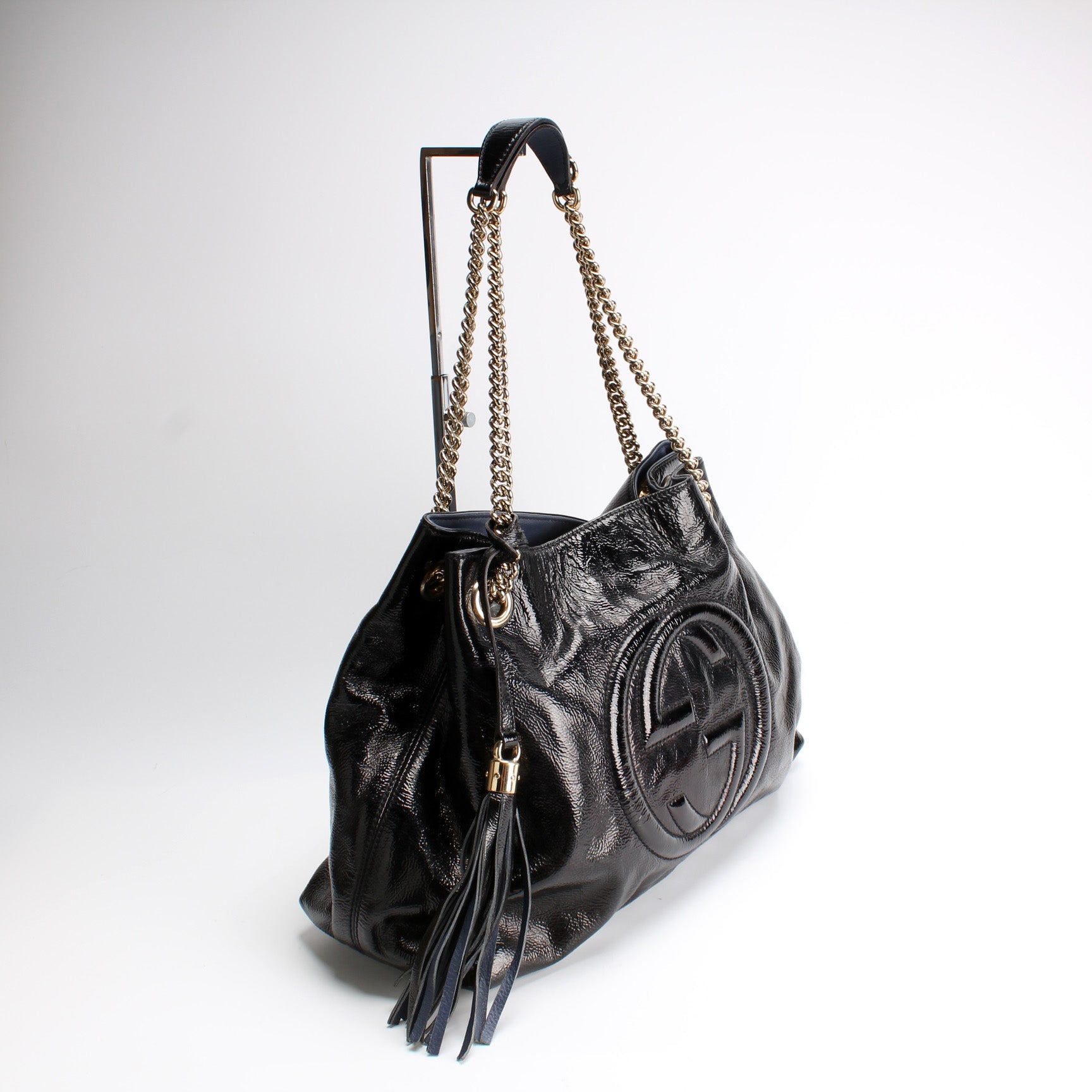 308982 Soho Leather Shoulder Medium lbcase