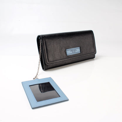 Grace Calfskin Chain Wallet