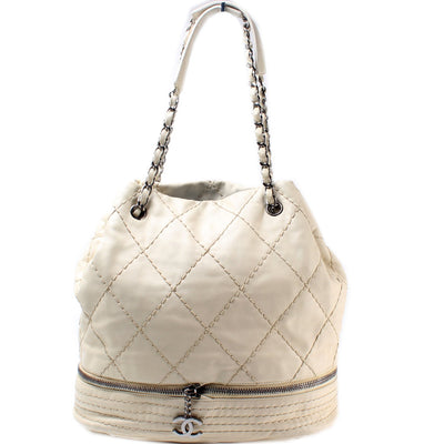 Expandable Ligne Drawstring Bag