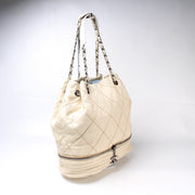 Expandable Ligne Drawstring Bag