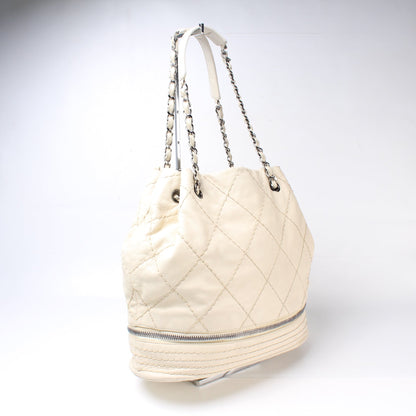 Expandable Ligne Drawstring Bag