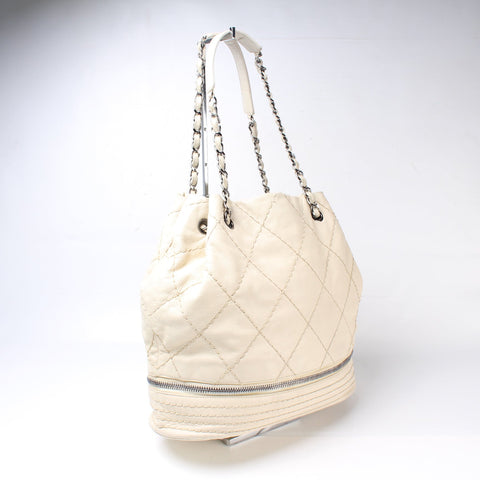 Expandable Ligne Drawstring Bag