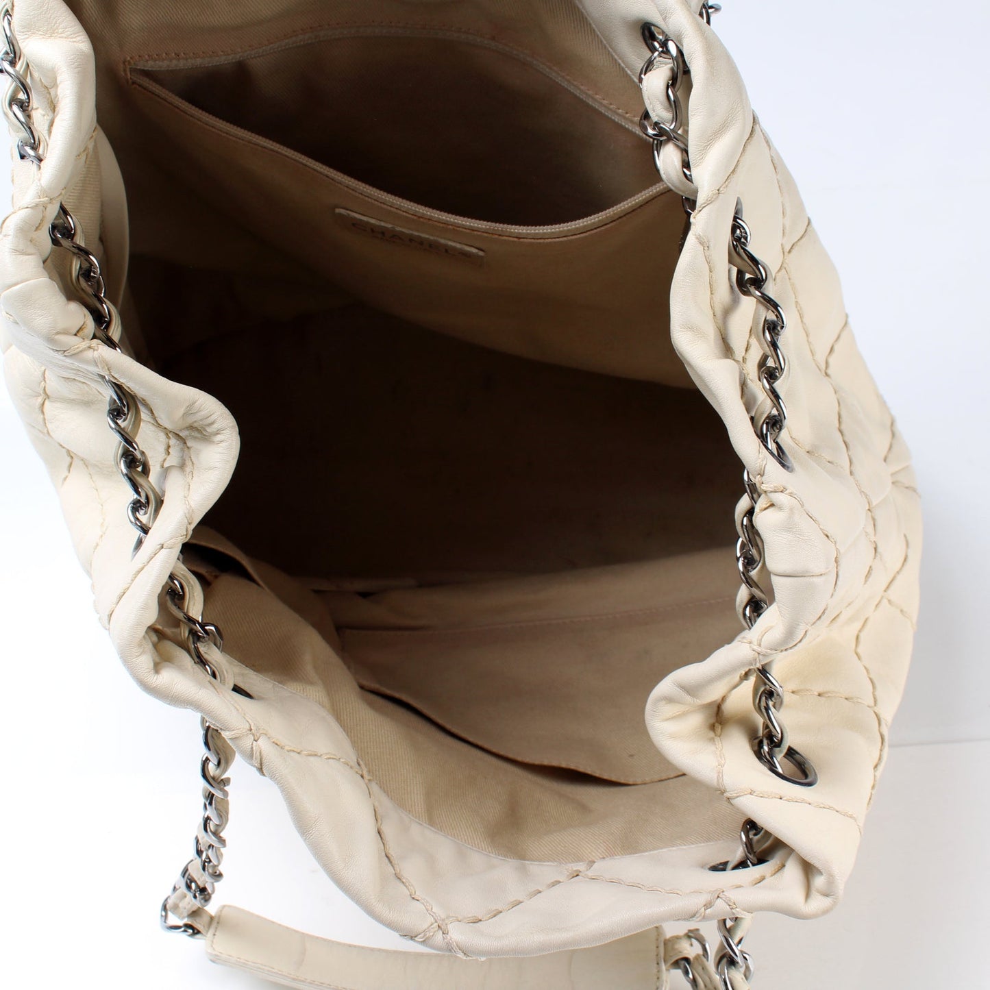 Expandable Ligne Drawstring Bag