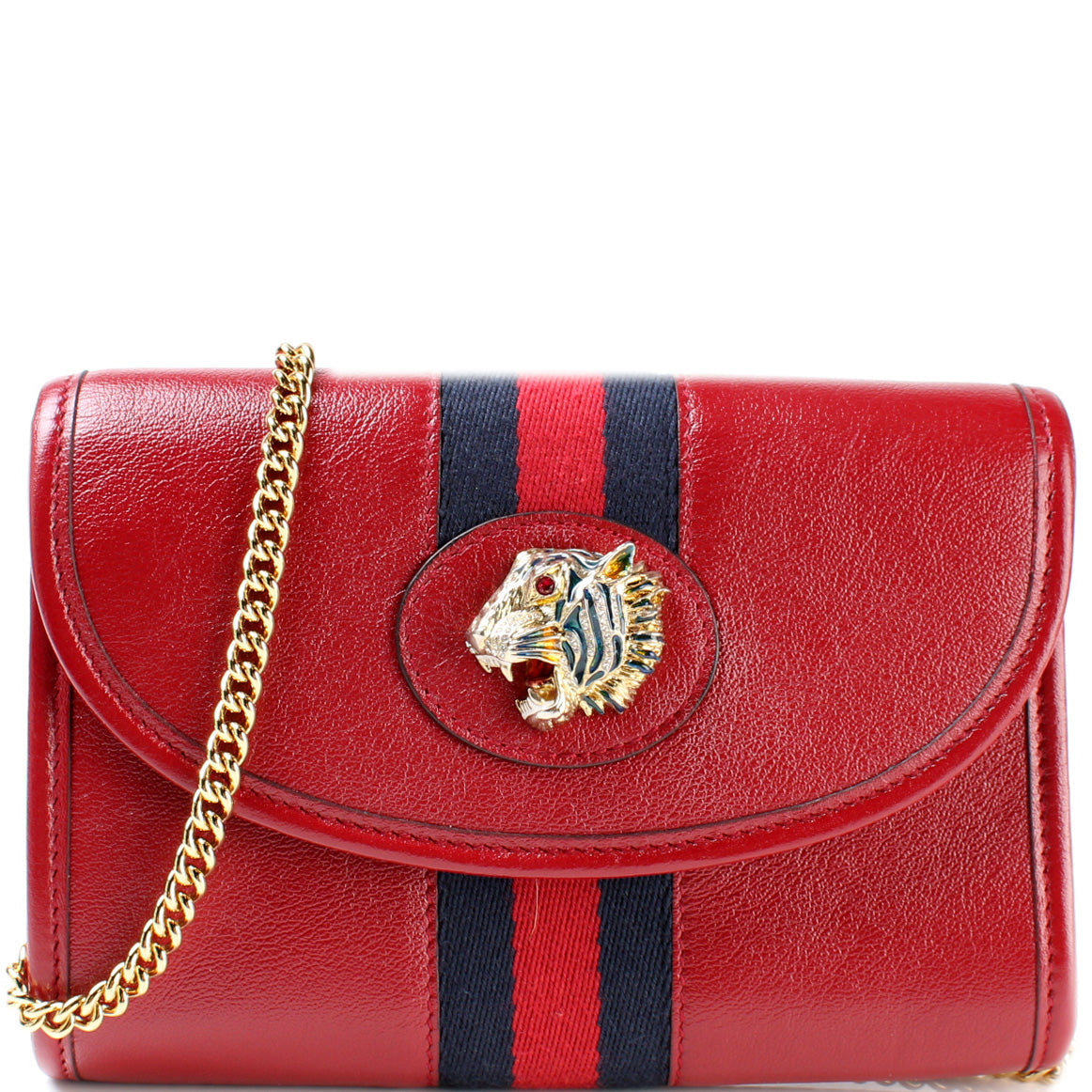 573797 Rajah Web Mini Bag Leather lbcase