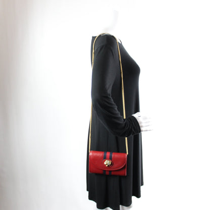573797 Rajah Web Mini Bag Leather lbcase