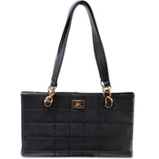 Chocolate Bar Shoulder Bag Caviar