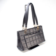 Chocolate Bar Shoulder Bag Caviar