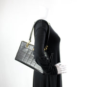 Chocolate Bar Shoulder Bag Caviar