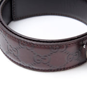 114984 Interlocking Guccissima Belt Size 85/34
