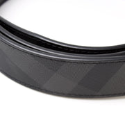 TB London Check/Leather Reversible Belt Size 90/36