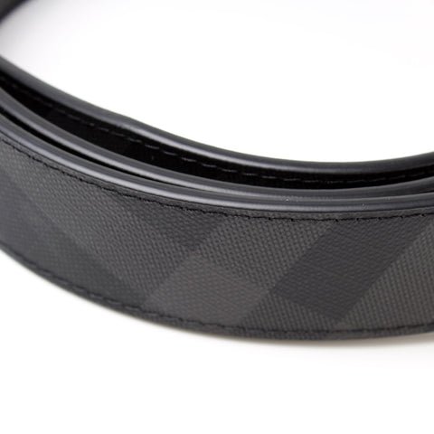 TB London Check/Leather Reversible Belt Size 90/36