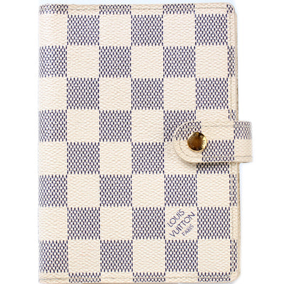 Agenda Small Ring Damier Azur